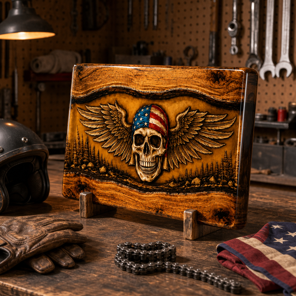 Biker Cutting Board