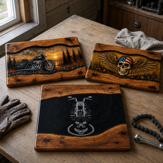 Biker Cutting Board
